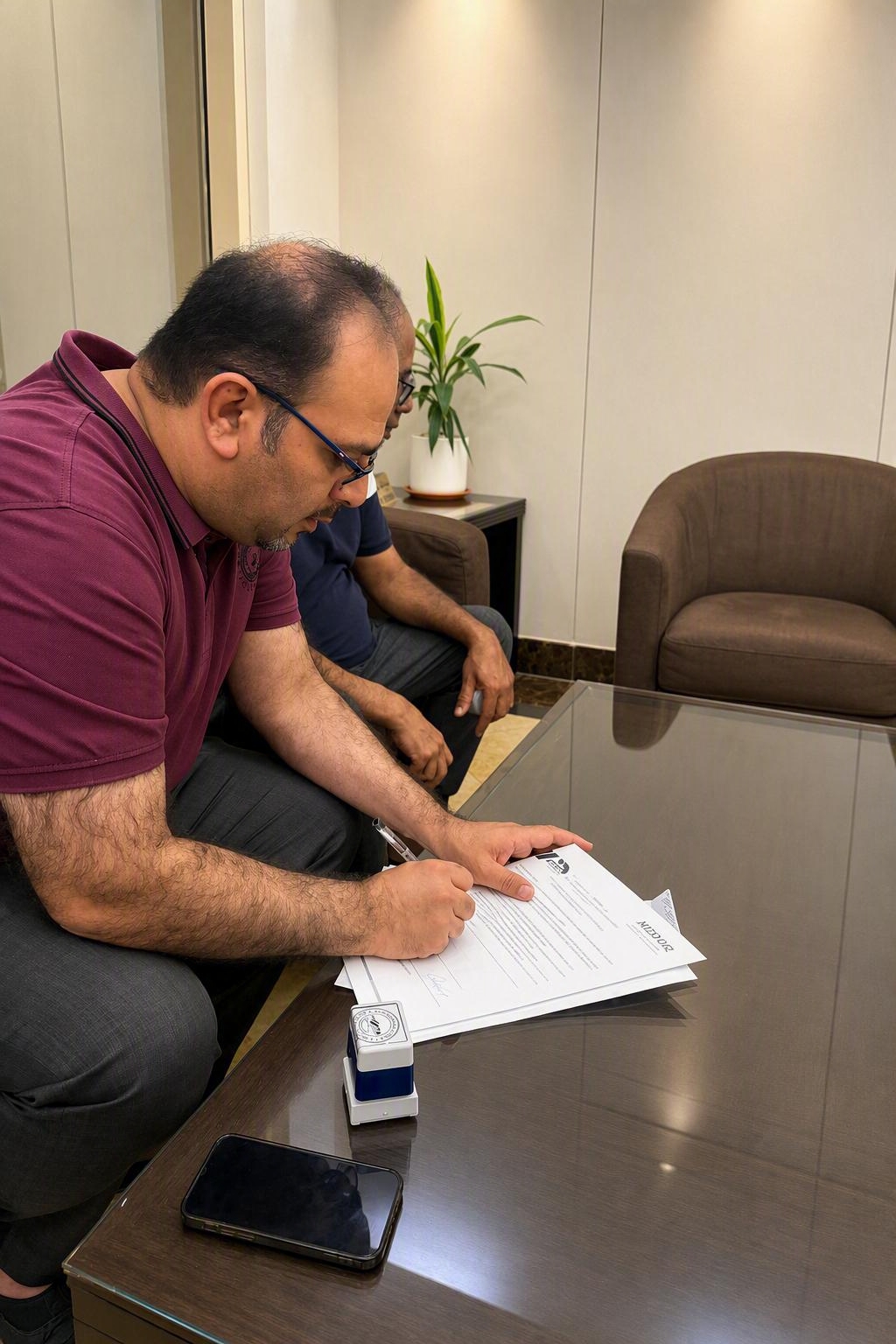 Contract signing
